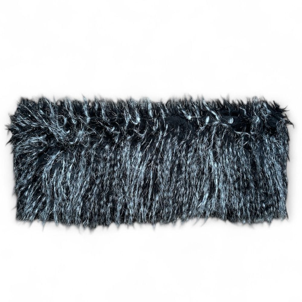 Leith Black Faux Fur Shawl Shrug New NWOT elegant wedding guest NYE formalwear
